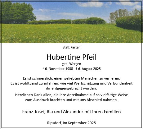 Hubertine Pfeil