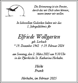 Elfriede Wollgarten
