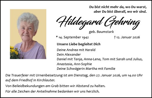 Hildegard Gehring