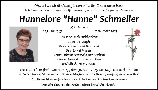 Hannelore Schmeller