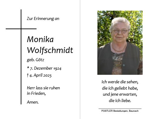 Monika Wolfschmidt