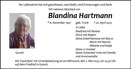 Blandina Hartmann