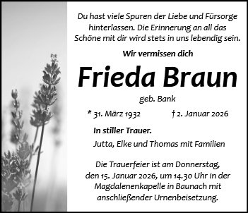 Frieda Braun