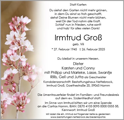 Irmtrud Groß