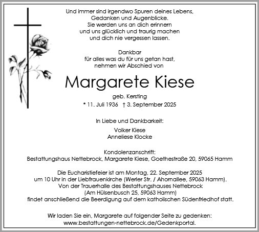 Margarete Kiese