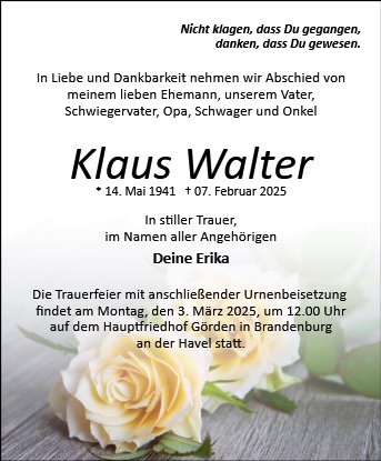 Klaus Walter