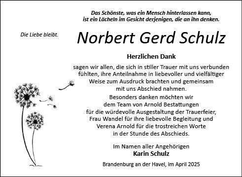Norbert Gerd Schulz