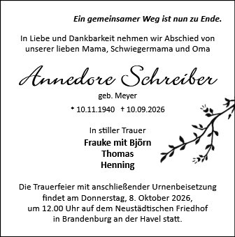 Annedore Schreiber