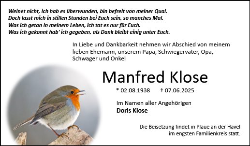 Manfred Klose