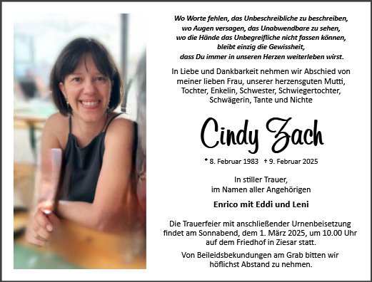 Cindy Zach