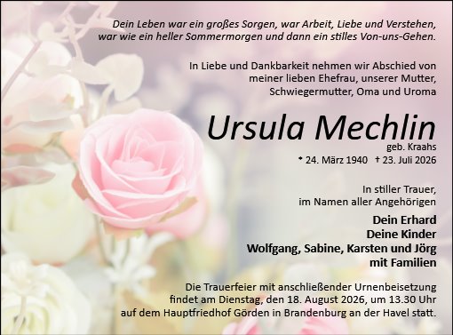Ursula Mechlin