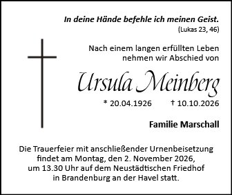 Ursula Meinberg