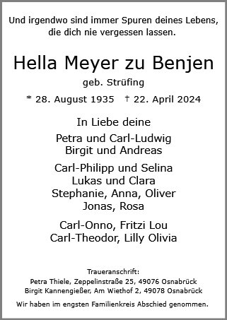 Hella Meyer zu Benjen