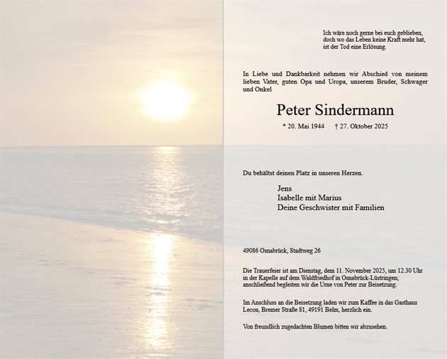 Peter Sindermann