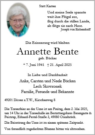 Annette Bente