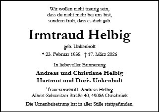 Irmtraud Helbig