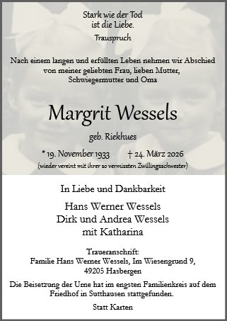 Margrit Wessels