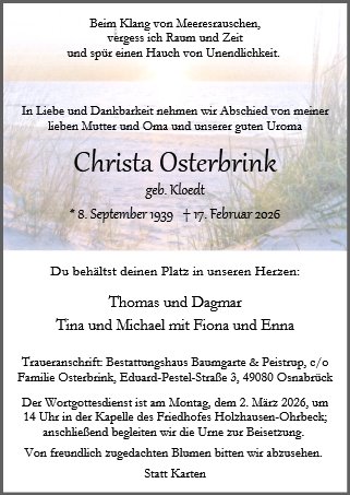 Christa Osterbrink