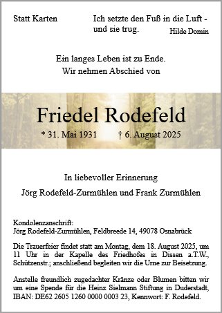 Friedel Rodefeld