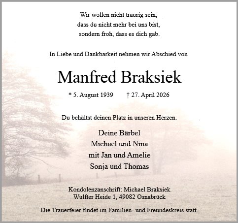 Manfred Braksiek