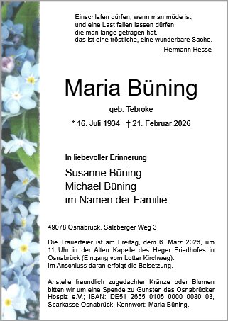 Maria Büning