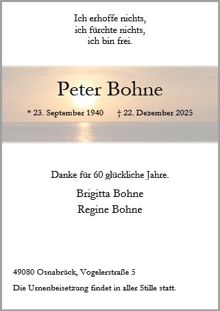 Peter Bohne