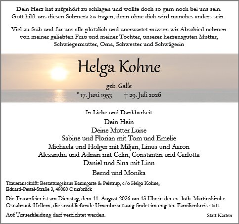 Helga Kohne