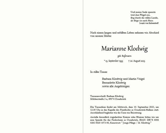 Marianne Klodwig