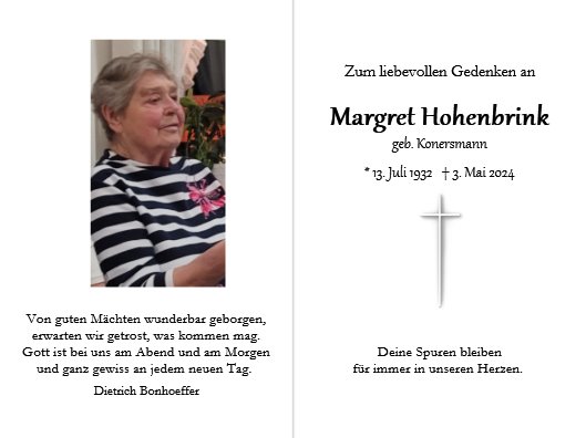 Margareta Hohenbrink