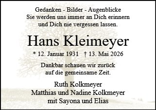 Hans Kleimeyer