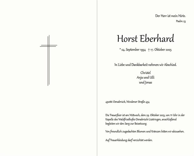 Horst Eberhard
