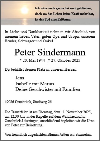 Peter Sindermann