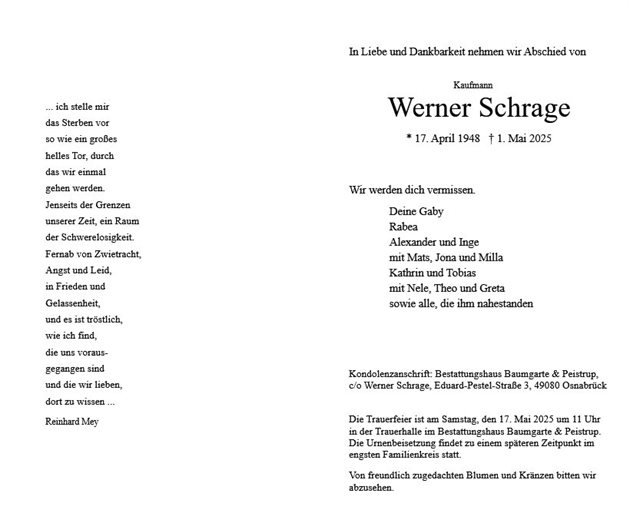 Werner Schrage