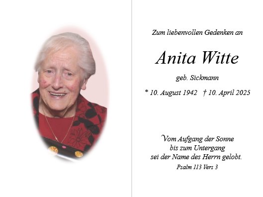 Anita Witte