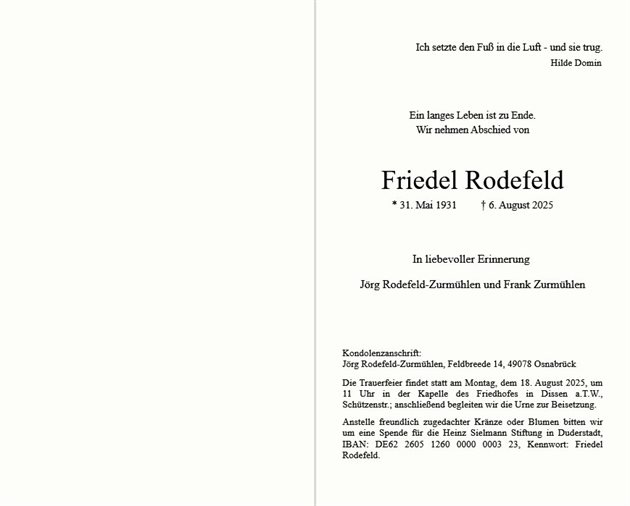Friedel Rodefeld