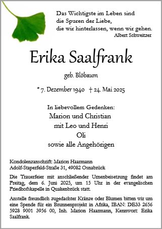 Erika Saalfrank