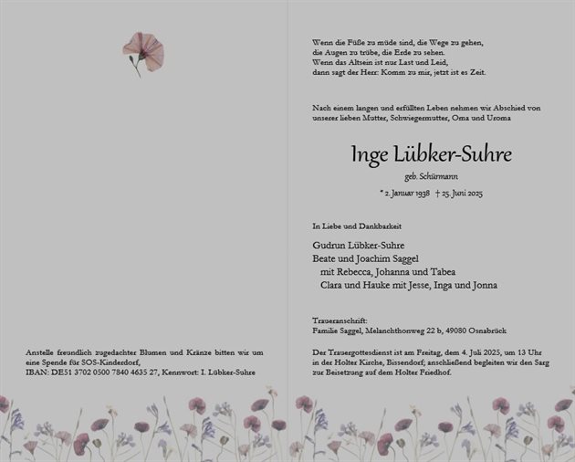 Inge Lübker-Suhre