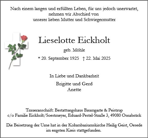 Lieselotte Eickholt