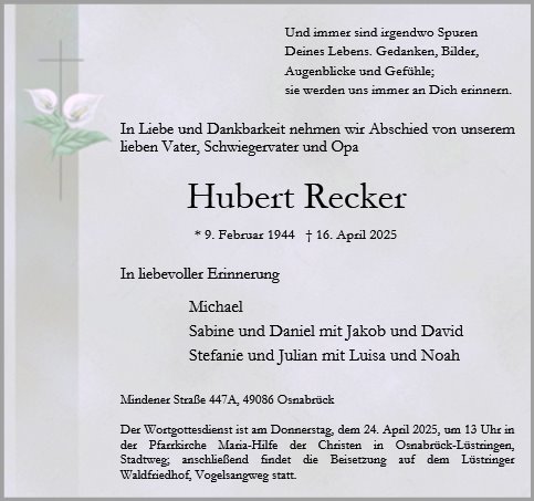 Hubert Recker