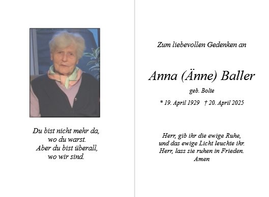 Anna Baller