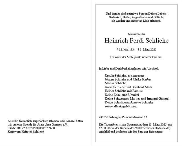 Heinrich Schliehe