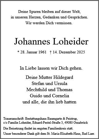 Johannes Loheider