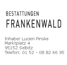 Bestattungen Frankenwald