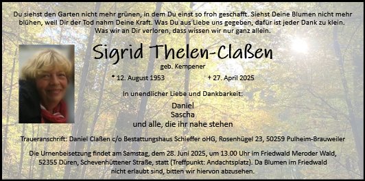 Sigrid Thelen-Claßen
