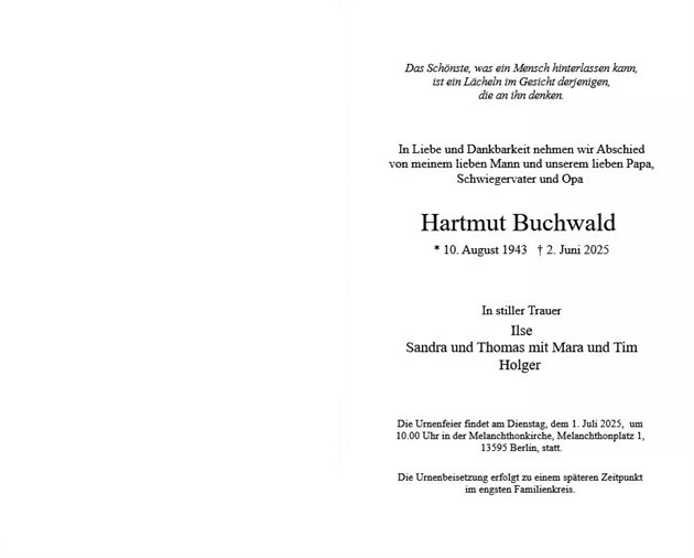 Hartmut Buchwald 