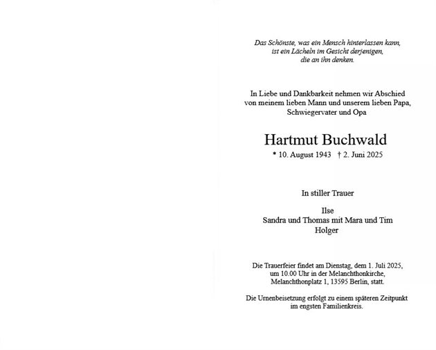 Hartmut Buchwald 
