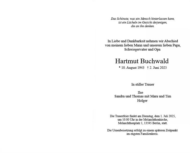 Hartmut Buchwald 