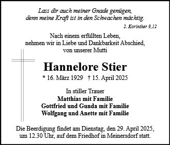 Hannelore Stier