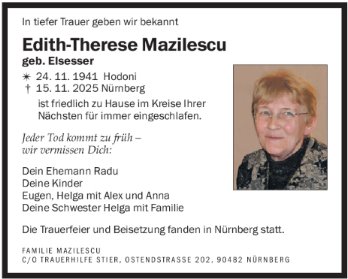 Edith-Therese Mazilescu