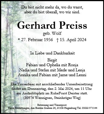 Gerhard Norbert Preiss